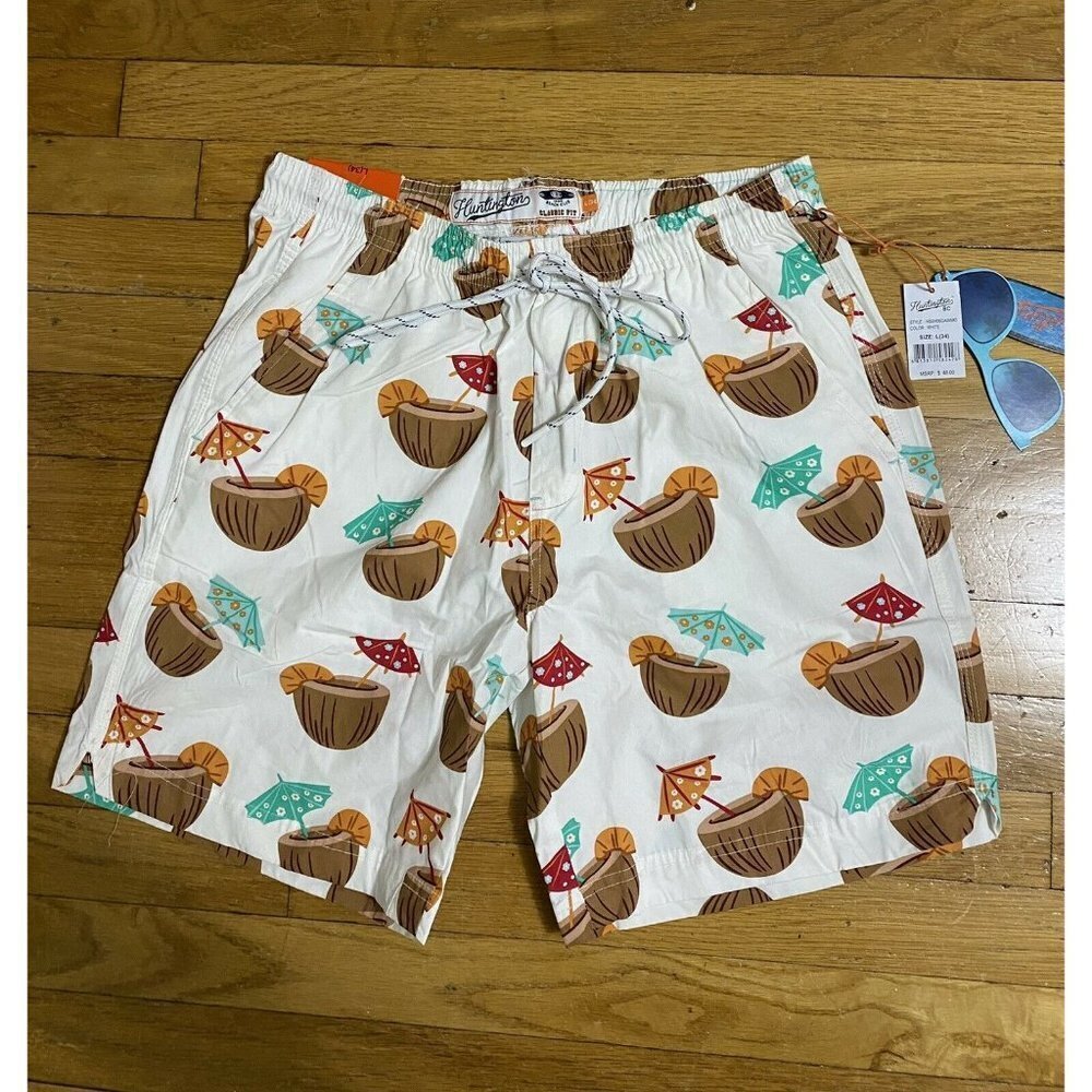 Huntington Beach Club Coconut Short, - New Men | Color: White | Size L